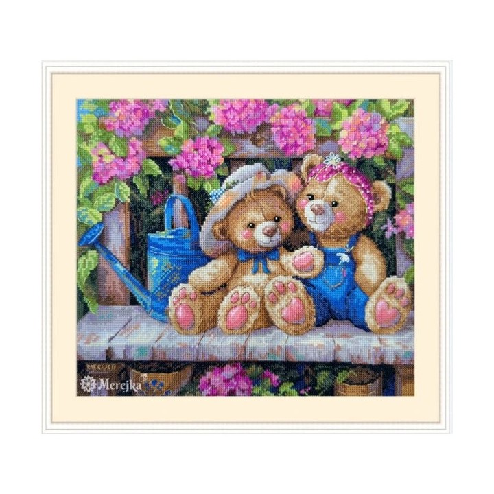 Merejka Embroidery kit Garden Friends