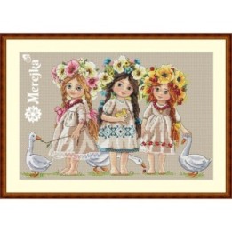 Merejka Embroidery kit Friends