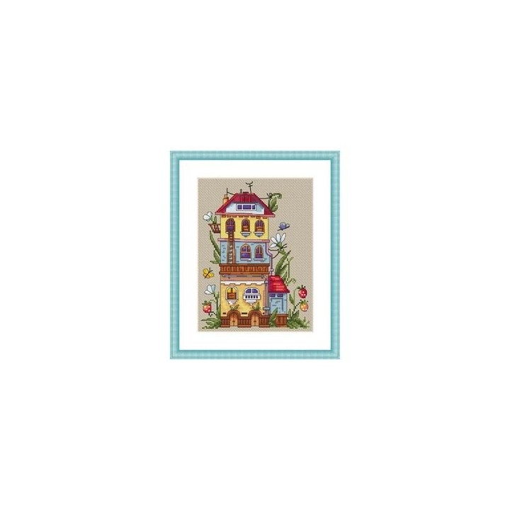 Merejka Kit de broderie Maison d'été