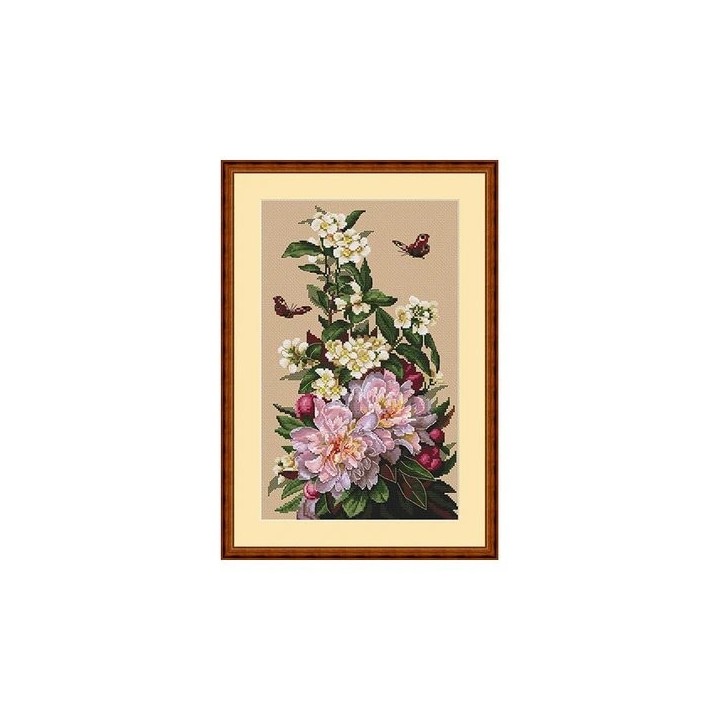 Merejka Embroidery kit Peonies