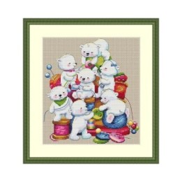 Merejka Kit de broderie Petits assistants