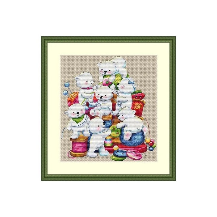 Merejka Kit de broderie Petits assistants