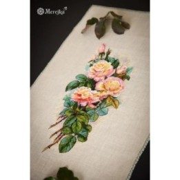 Merejka Stickset über die Vintage-Rosen 
