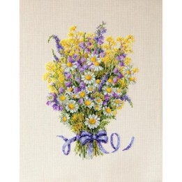 Merejka Kit de broderie Fleurs d'été