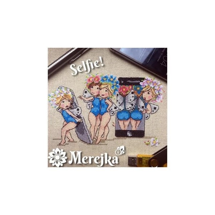 Merejka Embroidery kit Selfie