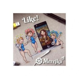 Merejka Borduurpakket Vind ik leuk 