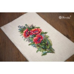 Merejka Embroidery kit Vintage Poppies
