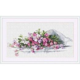 Merejka Kit de broderie Pois de senteur