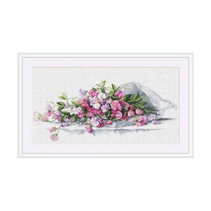Merejka Embroidery kit Sweet Pea
