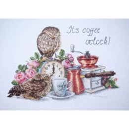 Merejka Kit de broderie C'est l'heure du café