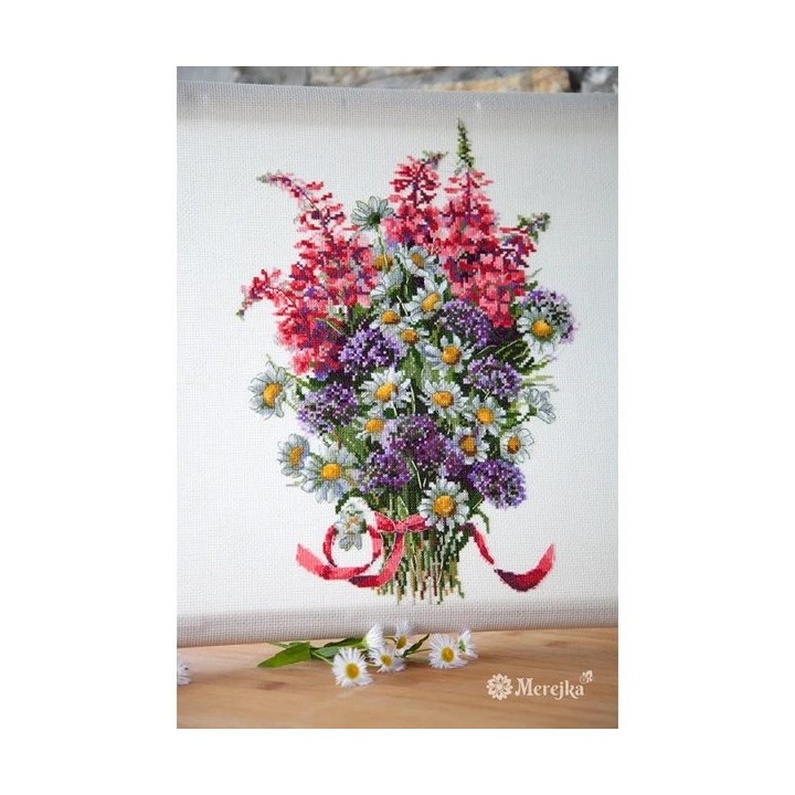Merejka Borduurpakket Veldbloemen 