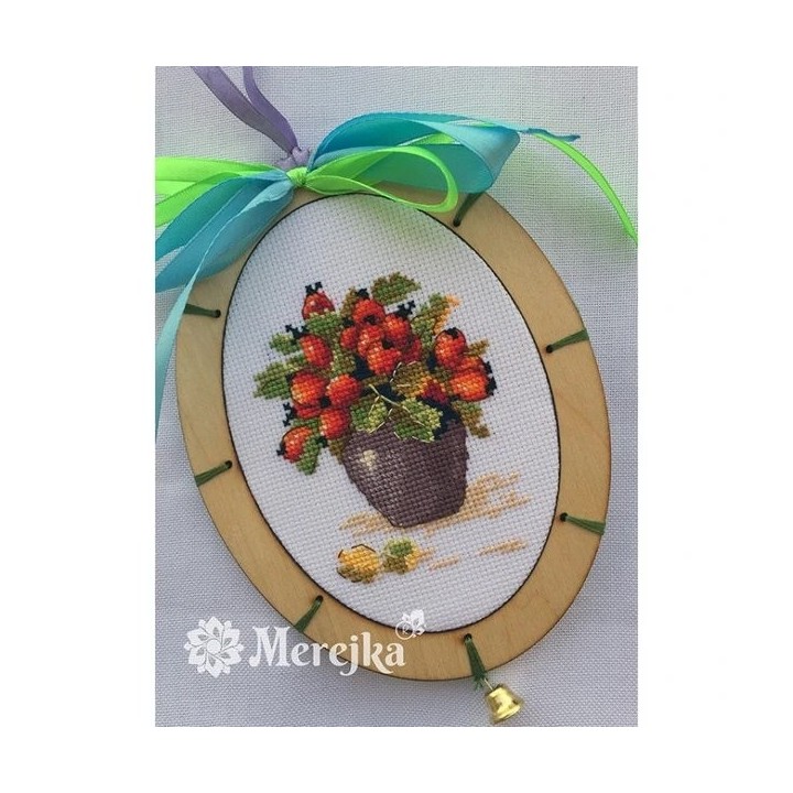 Merejka Embroidery kit Rosehip