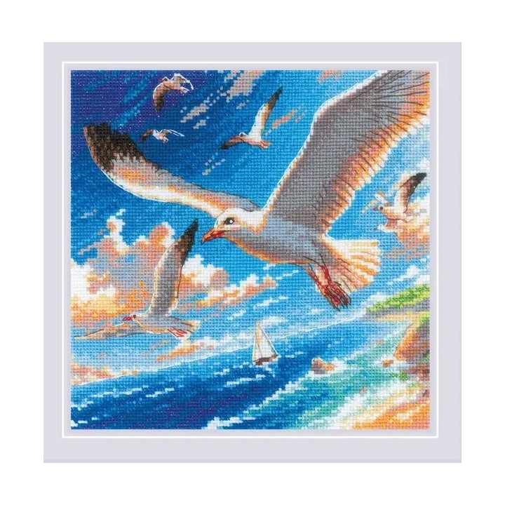 Riolis Kit de broderie Brise de mer
