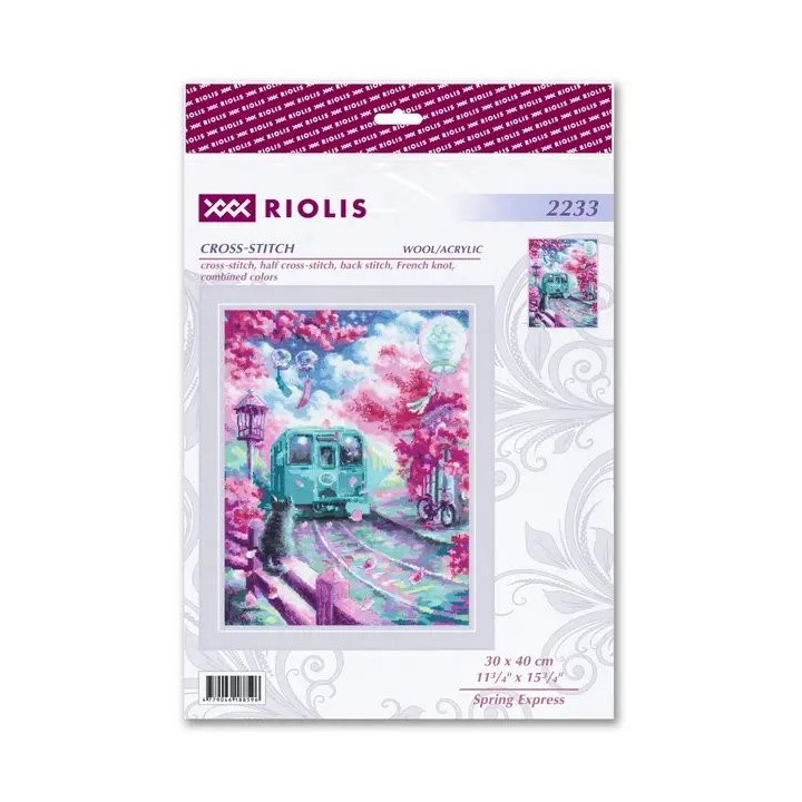 Riolis Kit de broderie Express du printemps