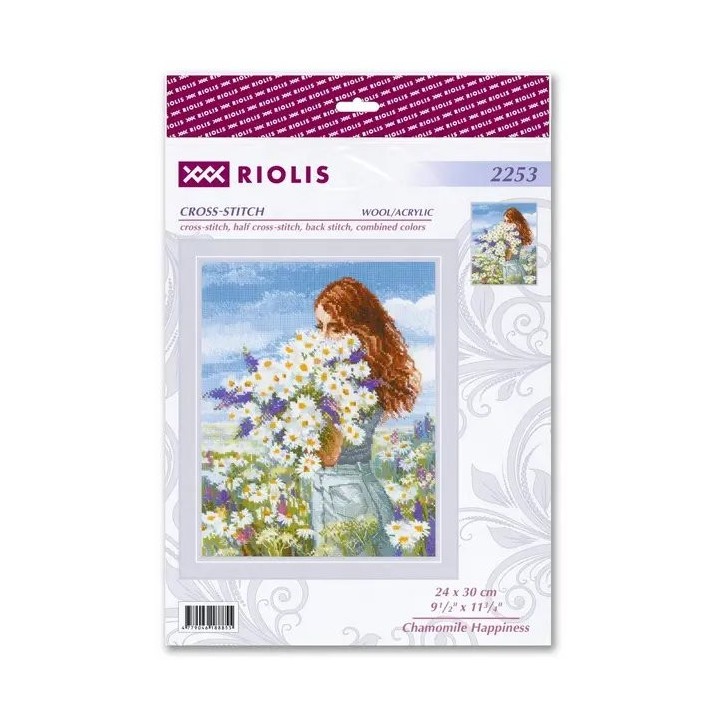 Riolis Kit de broderie Bonheur à la camomille