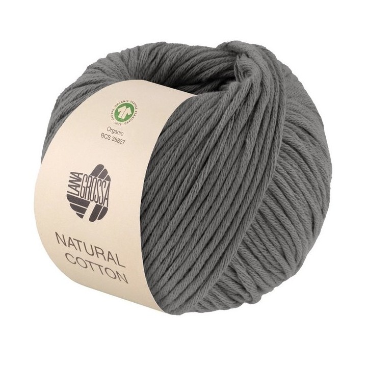 Lana Grossa Natural Cotton Gots Dunkelgrau 21