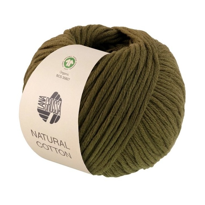 Lana Grossa Natural Cotton Gots Moosgrün 02