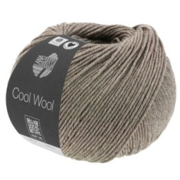 Lana Grossa Cool Wool Mélange Grijsbruin gemeleerd 1421