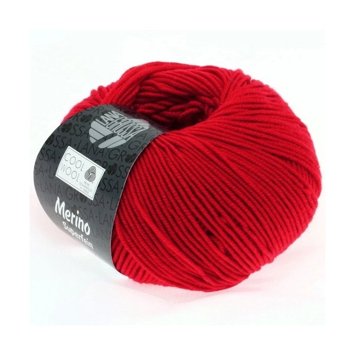 Lana Grossa Cool Wool Briljantrood 417