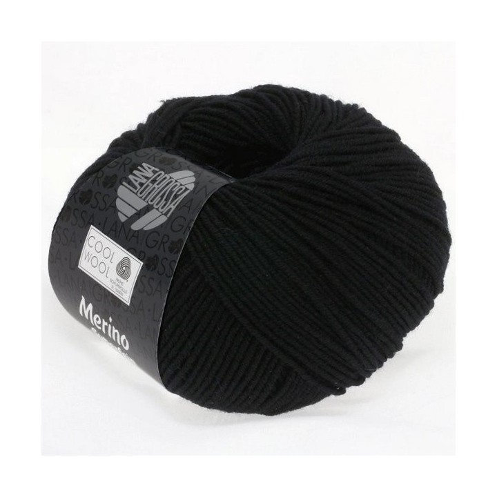 Lana Grossa Cool Wool Schwarz 433
