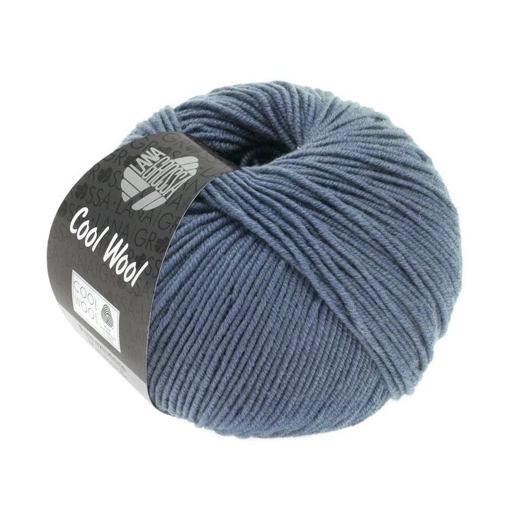 Lana Grossa Cool Wool Staalblauw 2037