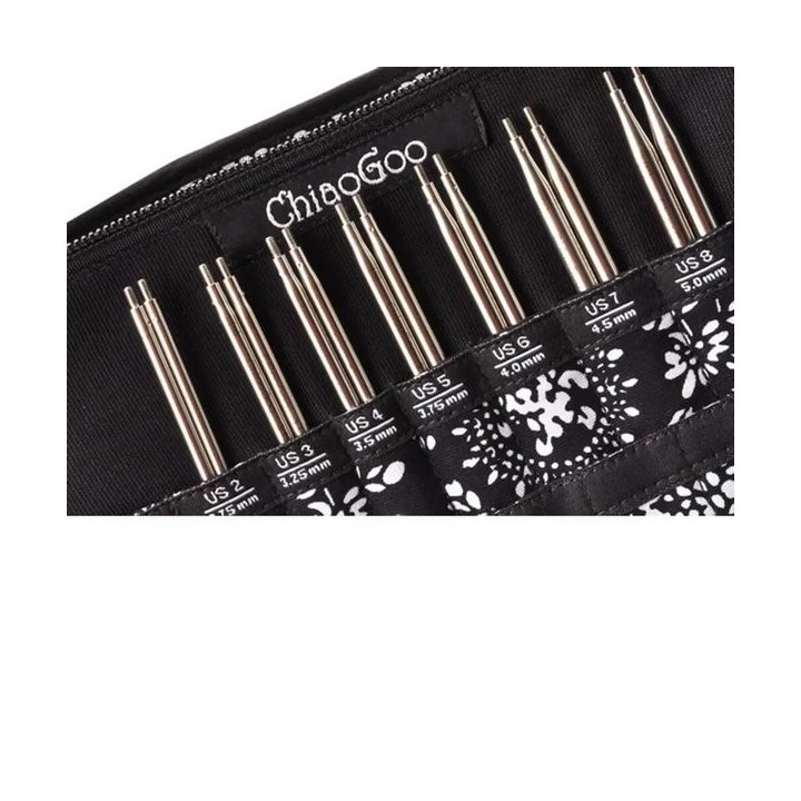 Chiagoo kit aiguilles interchangeables Twist Lace 2,75 - 10 mm