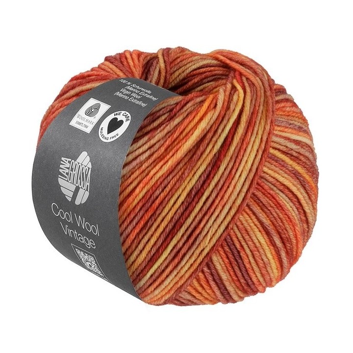 Lana Grossa Cool Wool Vintage Oranjebruin 7388