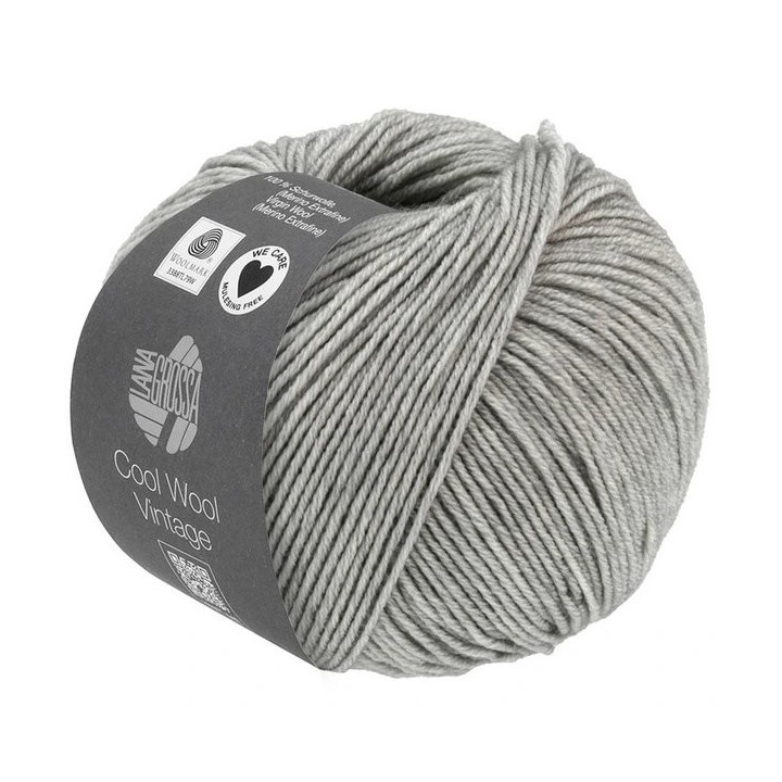 Lana Grossa Cool Wool Vintage Lichtgrijs 7369
