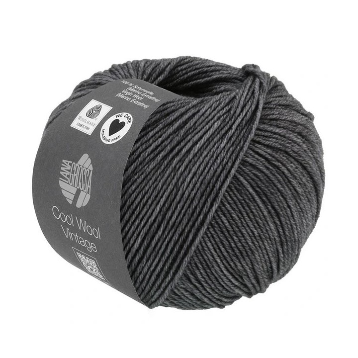 Lana Grossa Cool Wool Vintage Anthracite 7370