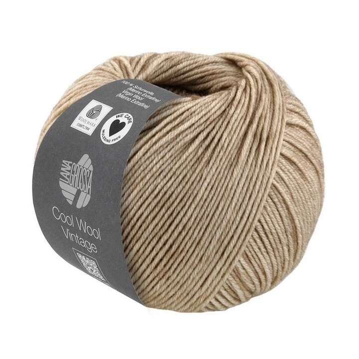 Lana Grossa Cool Wool Vintage Zandbeige 7382