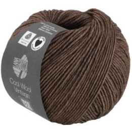 Lana Grossa Cool Wool Vintage Donkerbruin 7384