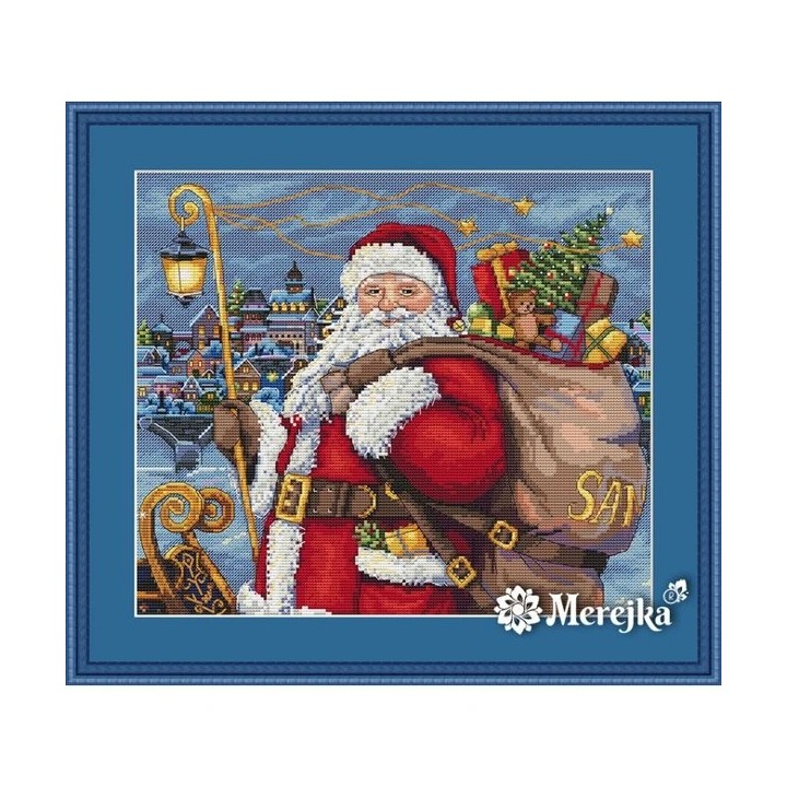 Embroidery kit Santa is coming