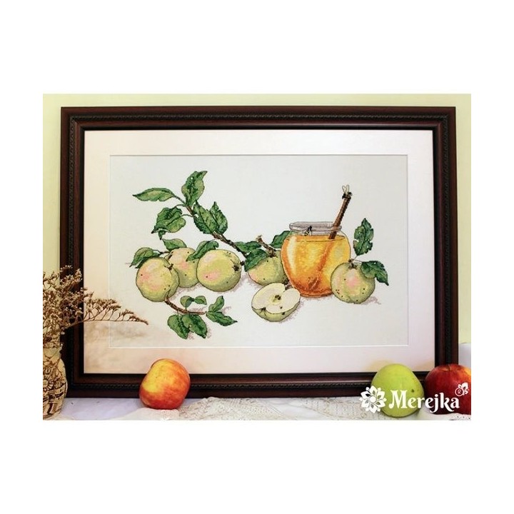 Embroidery kit Honey Apples