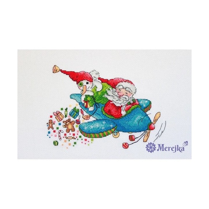 Stickset über die Weihnachtsflug