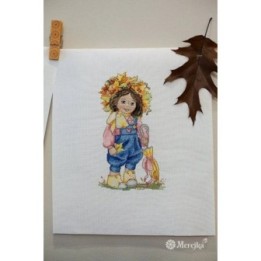 Embroidery kit Spring Girl