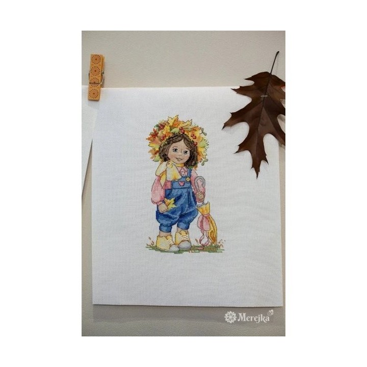 Kit de broderie Fille du printemps