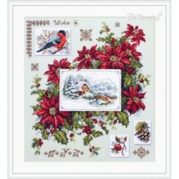 Kit de broderie Échantillon d'hiver