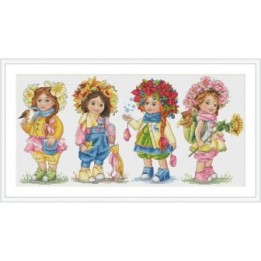 Embroidery kit Sisters