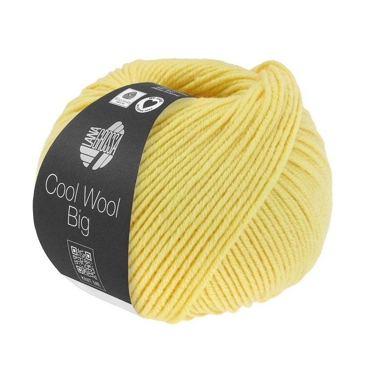 Lana Grossa Cool Wool Big green yellow 1028