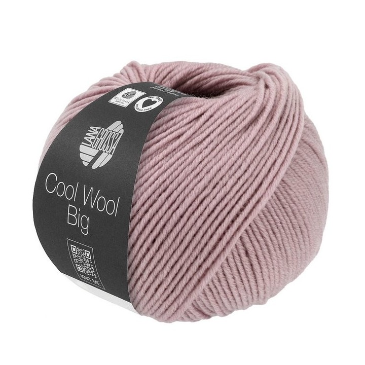 Lana Grossa Cool Wool Big grijsroze 1033