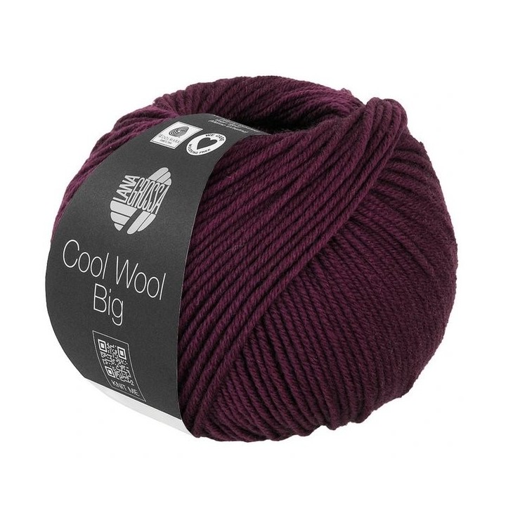 Lana Grossa Cool Wool Big donker bourdeaux 1035