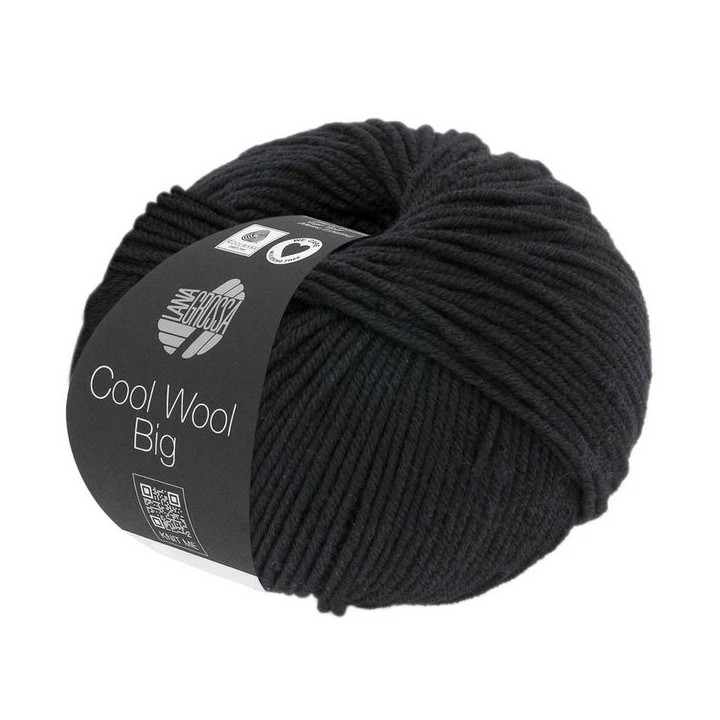Lana Grossa Cool Wool Big zwart 0627