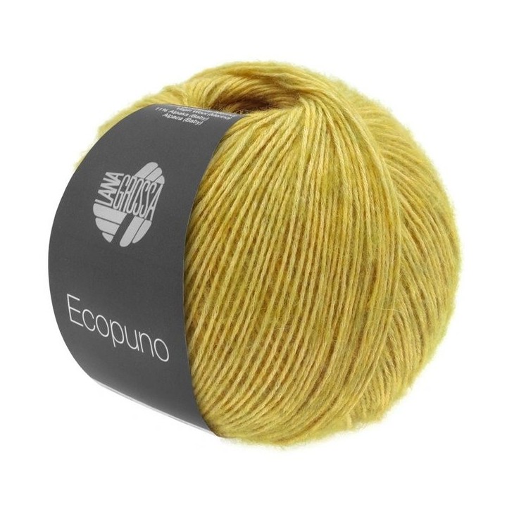 Lana Grossa Ecopuno 003 Gelbgrün