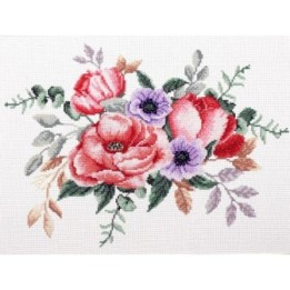 Kit de broderie Bouquet élégant