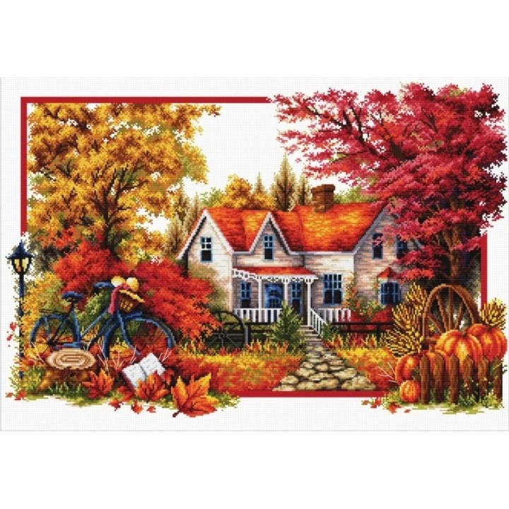 Kit de broderie L'automne arrive