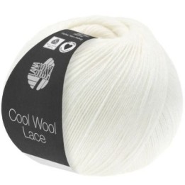 Lana Grossa Cool Wool Lace White 28
