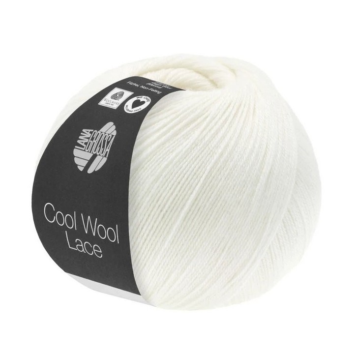 Lana Grossa Cool Wool Lace Blanc 28