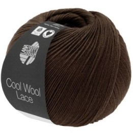 Lana Grossa Cool Wool Lace Schwarzbraun 57