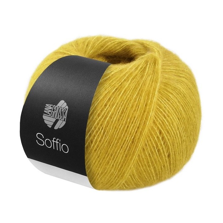 Lana Grossa Soffio 031 Senfgelb