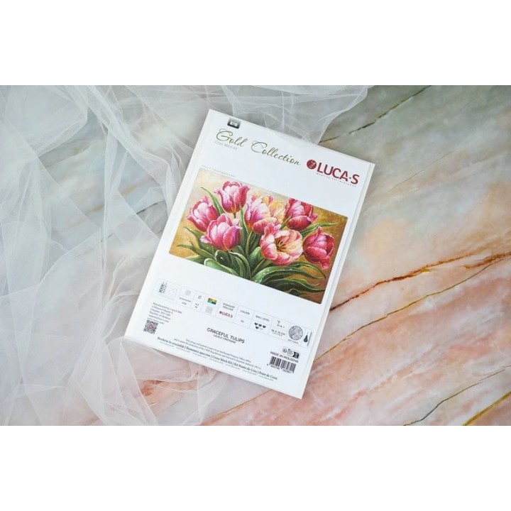 Luca-S Stickset Anmutige Tulpen